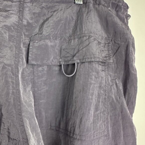 Iets Frans Parachute Baggy Pants Womens Med Shiny Urban Outfitters Gorpcore - Picture 9 of 14